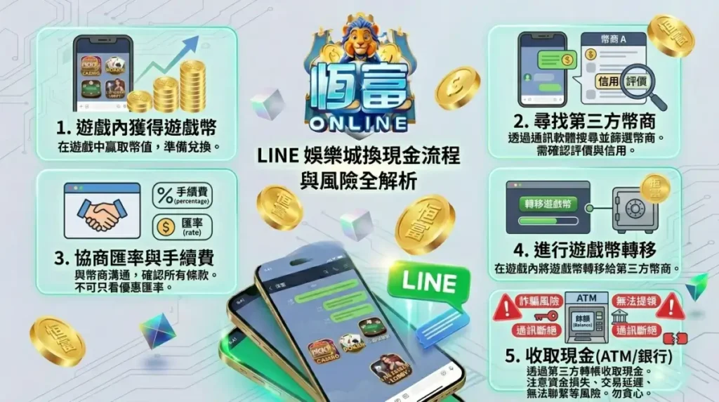 Line娛樂城換現金SOP流程