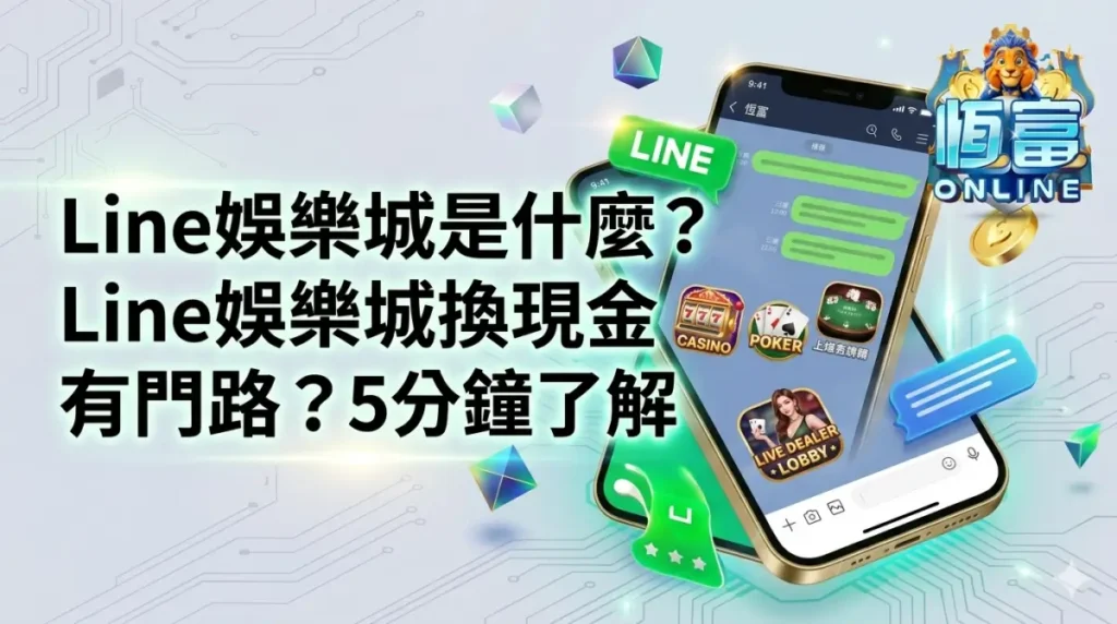 Line娛樂城是什麼？Line娛樂城換現金有門路？5分鐘了解